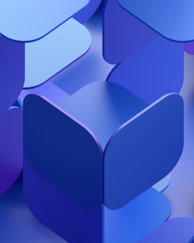 Hintergrundbild mit blauen geometrischen Formen